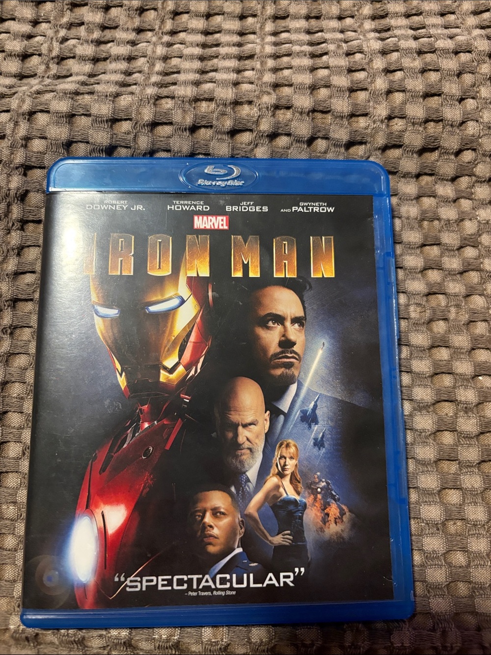 Marvel Iron Man Blu-ray Disc - Red and Gold Case